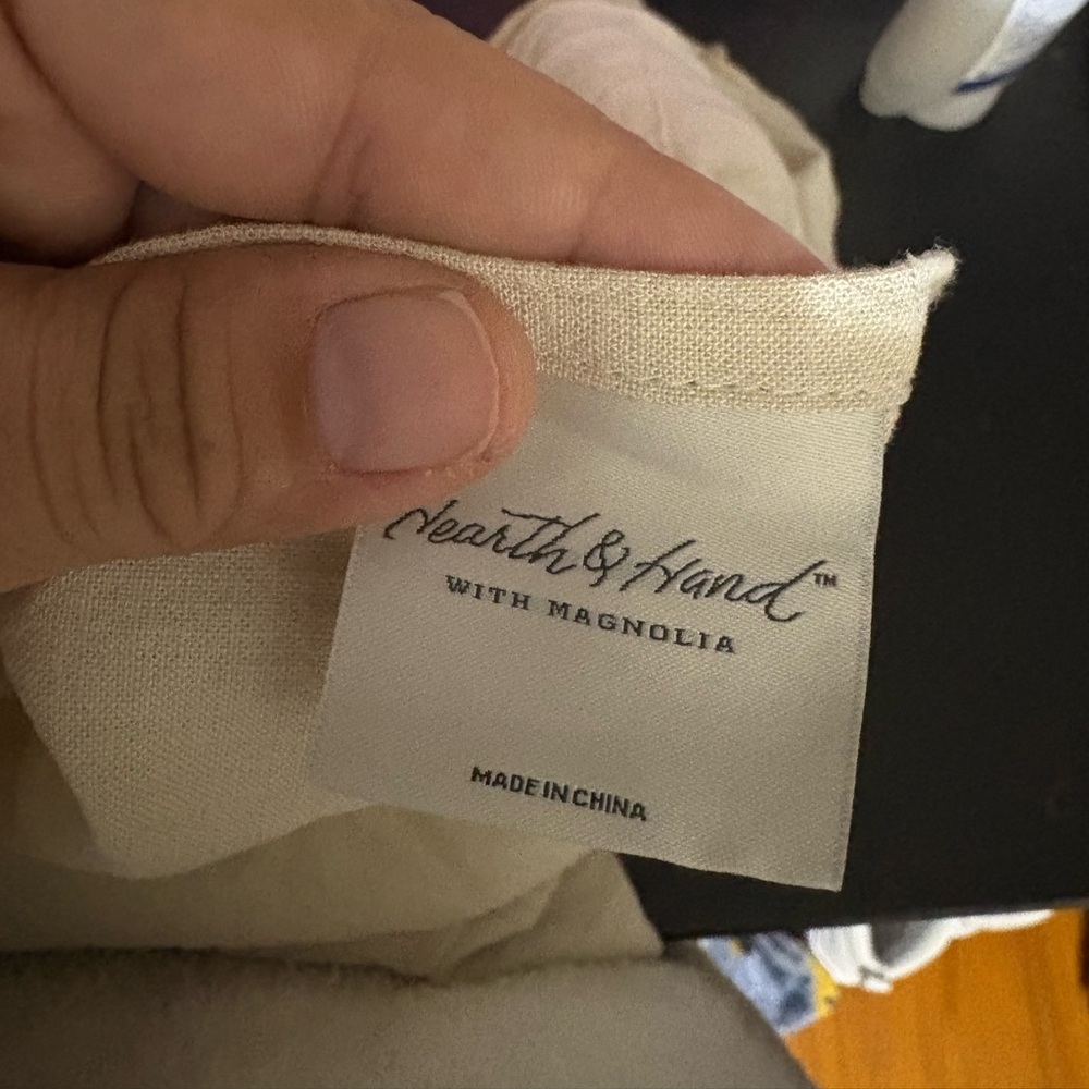 Hearth & Hand Tan King Size Pillowcases (2) - Picture 3 of 3